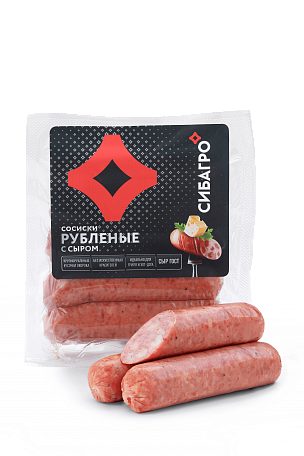 СОСИСКИ РУБЛЕНЫЕ С СЫРОМ, 200г